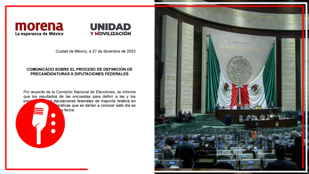 Morena pospone anuncio de definición de precandidaturas a diputaciones federales
