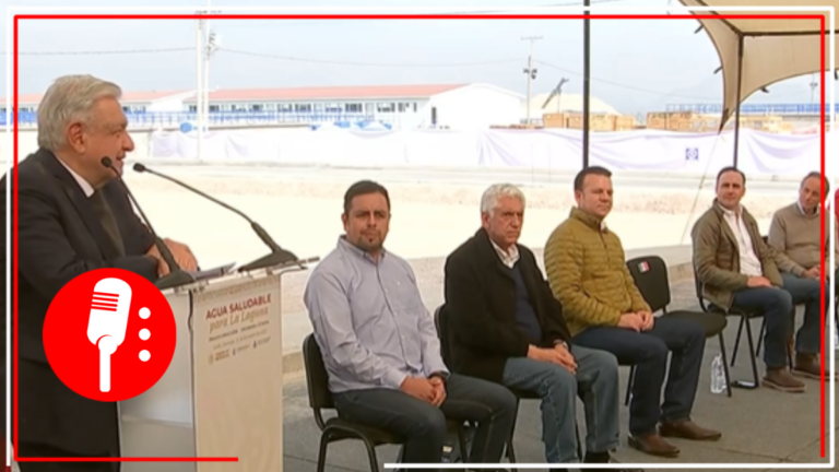 AMLO inaugura la primera etapa de &#8220;Agua Saludable para la Laguna&#8221; en Durango
