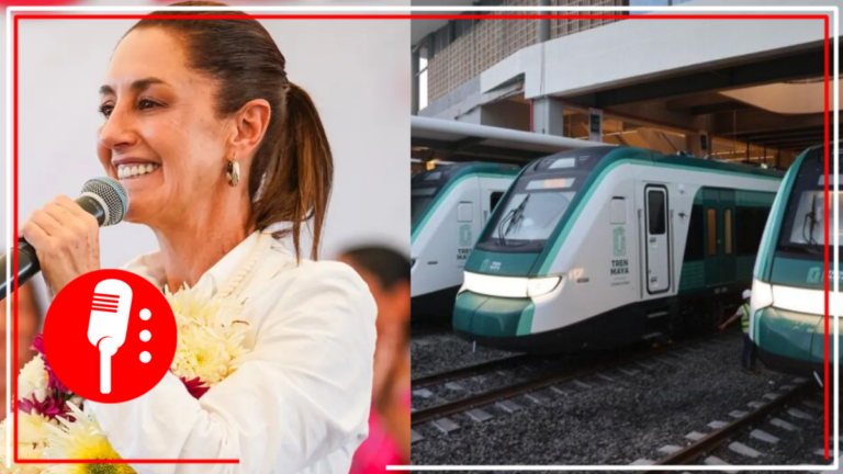 Claudia Sheinbaum felicita al presidente López Obrador y a los trabajadores que hicieron posible la construcción del Tren Maya