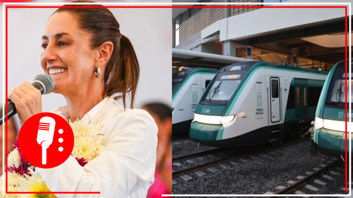 Claudia Sheinbaum felicita al presidente López Obrador y a los trabajadores que hicieron posible la construcción del Tren Maya