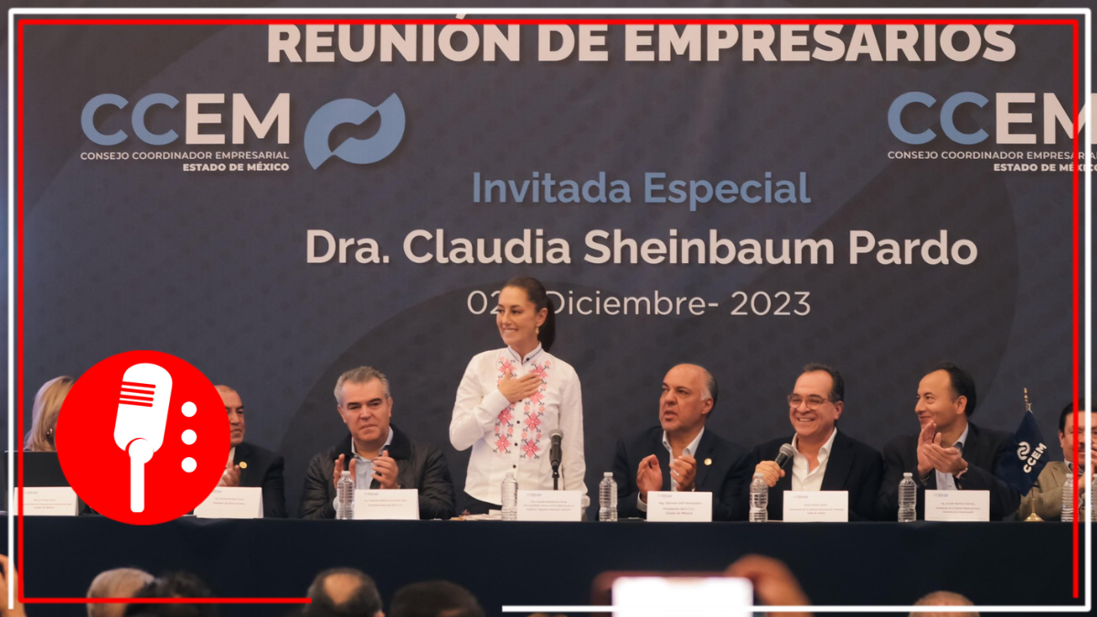 Ante empresarios y empresarias del Edomex, Sheinbaum asegura que la inversión tiene que generar bienestar
