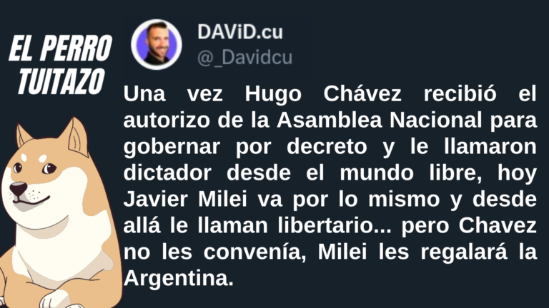 El Perro Tuitazo: Milei entrega Argentina a privados