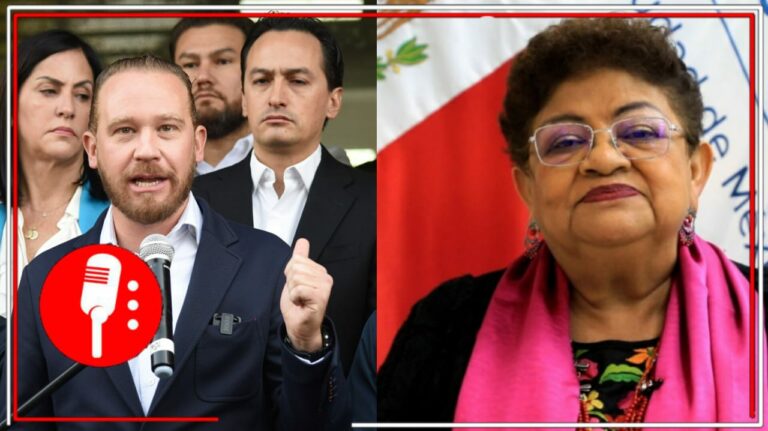 Santiago Taboada asegura que denunciará a Ernestina Godoy por “espionaje”; aunque el artículo del New York Times ya fue desmentido