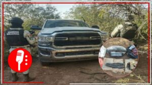 Guardia Nacional asegura en Sonora más de 6 mil cartuchos para fusil de asalto en camioneta abandonada