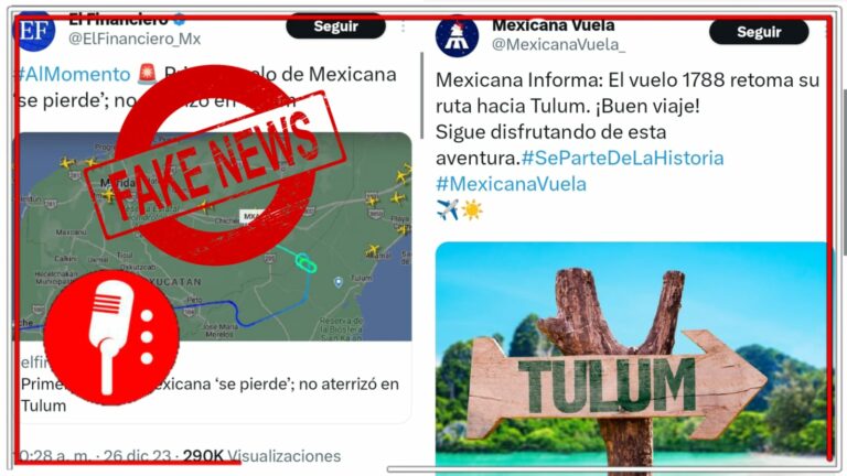 Ante la reanudación de actividades de &#8220;Mexicana de Aviación&#8221;, el primer vuelo hizo una parada debido a las inclemencias del clima, pero, ha retomado su ruta a Tulum (FOTOS)