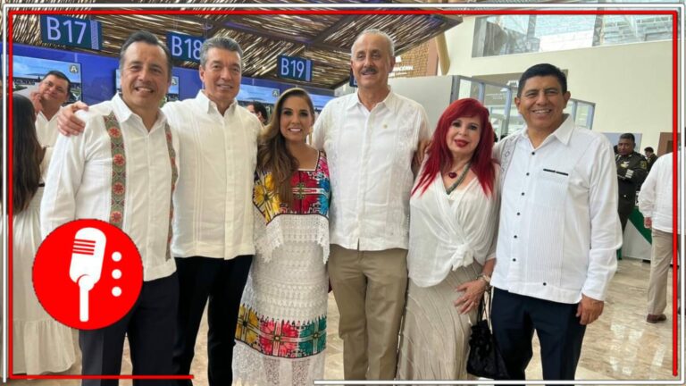 Mara Lezama recibe a gobernadores del Sur-Sureste previo a inauguración del nuevo aeropuerto de Tulum, Quintana Roo (VIDEO) (FOTOS)