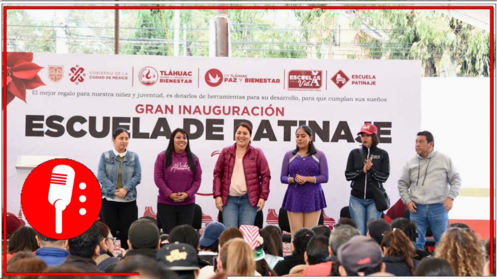 El arte y el deporte forman mejores personas: Berenice Hernández, alcaldesa de Tláhuac, inaugura escuela de patinaje (FOTOS)
