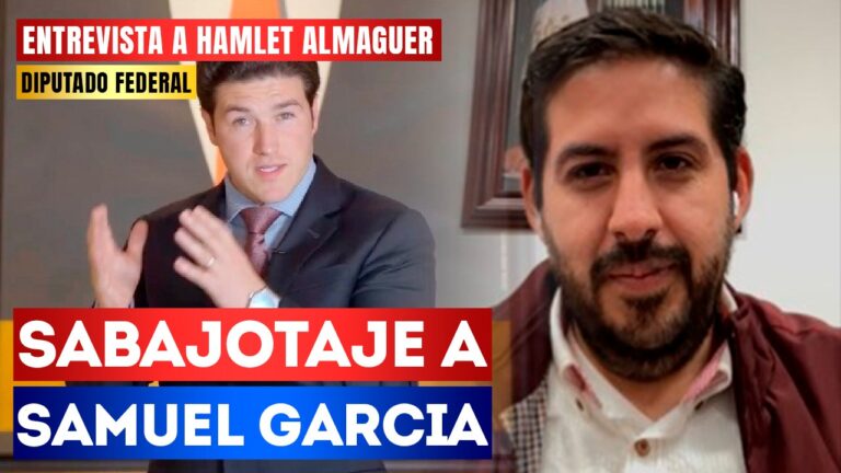 #Entrevista | Sabotaje a Samuel García: El diputado federal Hamlet Almaguer señaló que los tres poderes violaron la ley de Nuevo León desde el momento que Samuel García buscó ser precandidato con MC a la presidencia y al mismo tiempo gobernador de la entidad