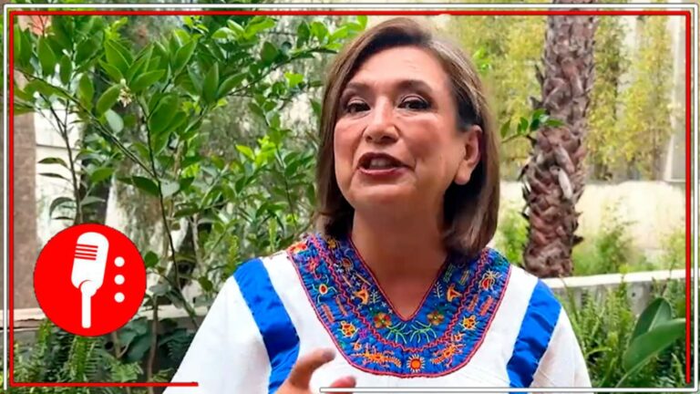 Con total descaro, la panista Xóchitl Gálvez trata de justificar que sus hijos trabajen con ella en su precampaña