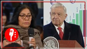 AMLO desmiente en vivo a la periodista conservadora Reyna Haydee Ramírez y explica como la 4T trabaja a diario para pacifica México (VIDEO)
