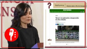 Falso que AMLO fue a funeral de la madre de &#8220;El Chapo&#8221; o que se hayan borrado registros de desaparecidos, desmiente Liz Vilchis (VIDEO)