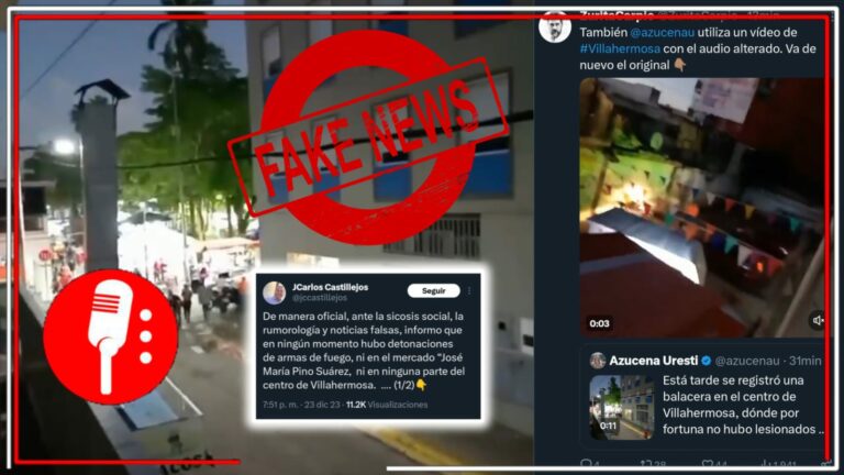 Tras hechos aislados en Villahermosa, voceros de la derecha tratan de generar psicosis entre la gente; autoridades desmienten que haya balaceras en la capital de Tabasco (VIDEOS)