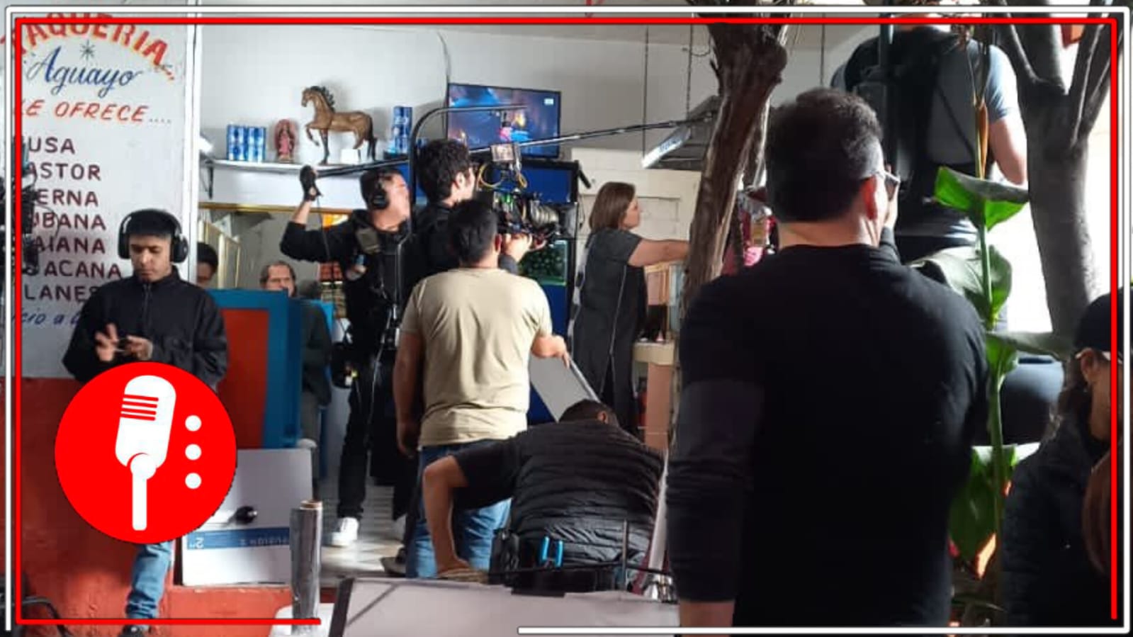 Su campaña es una farsa, todo actuado y pagado: Descubren que Xóchitl Gálvez viaja con un enorme equipo de producción para grabar sus spots (FOTOS)