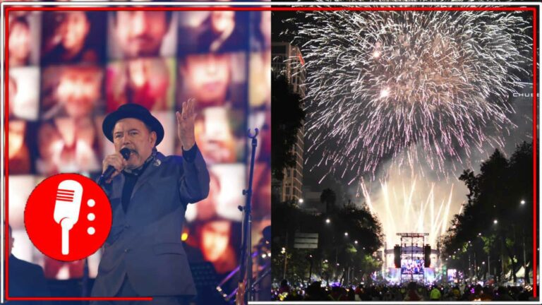 120 mil personas recibieron el año 2024 con mega concierto de Rubén Blades en Paseo de la Reforma (FOTOS)