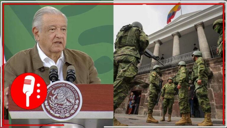 AMLO expresó su solidaridad con el pueblo y el gobierno de Ecuador, informó que no hay mexicanos afectados por los violentos sucesos (VIDEO)