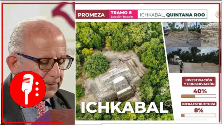 El titular del INAH informó acerca de las zonas arqueológicas recuperadas en los tramos 5, 6 y 7 del Tren Maya (FOTOS Y VIDEO)