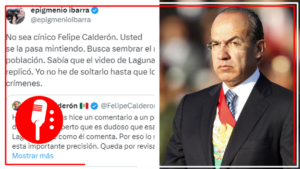 Periodista tunde a Calderón tras &#8220;disculparse&#8221; por compartir información falsa de Laguna Verde; &#8220;no sea cínico, lo sabía y aun así lo replicó&#8221;, expresó