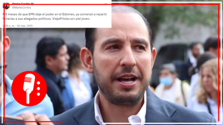 Hace 13 años a Marko Cortés le pareció escandaloso que el PRI con EPN repartiera notarías del Edomex; hoy, exige lo mismo para el PAN en Coahuila