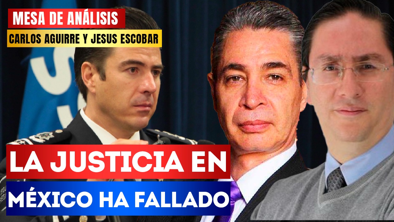 #MesaDeAnálisis | La justicia en México ha fallado: Carlos Aguirre y Jesús Escobar hablan sobre el papel del Poder Judicial en la liberación de Cárdenas Palomino y también de los constantes tropiezos de la FGR que dirige Alejandro Gertz Manero, en asuntos de relevancia nacional. 