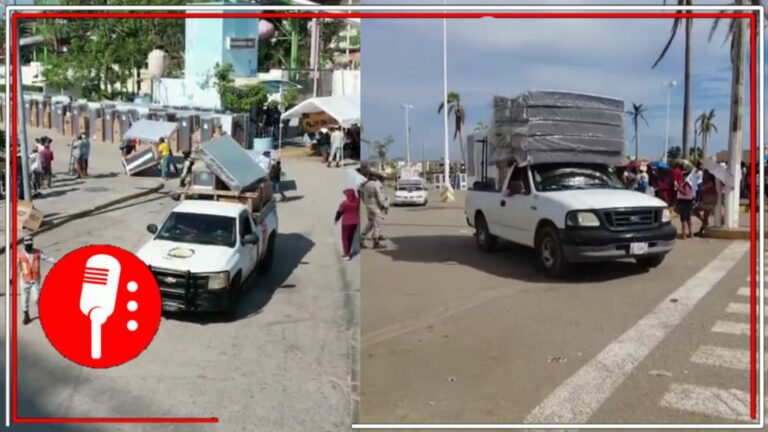 La ayuda no para de llegar para Acapulco: Elementos de la SEDENA continúan entregando electrodomésticos a la familias damnificadas por el huracán “Otis” (VIDEO)
