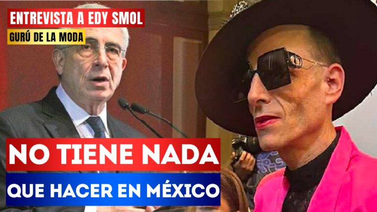#Entrevista | No tiene nada que hacer en México: El gurú de la moda, Edy Smol, señaló que Ernesto Zedillo debe de responder sobre el Fobaproa, al asegurar que se cometió un fraude en contra del pueblo de México al convertir la deuda de unos banqueros en pública.