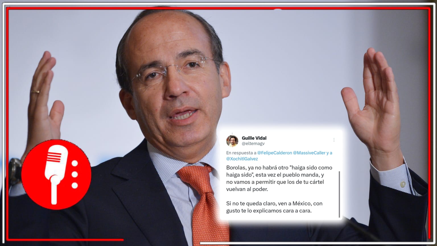 El pueblo manda y no permitirá que tu cártel vuelva al poder: Calderón asegura que Xóchitl alcanzó a Sheinbaum, pero en redes lo devuelven a la realidad y le explican que la 4T continuará