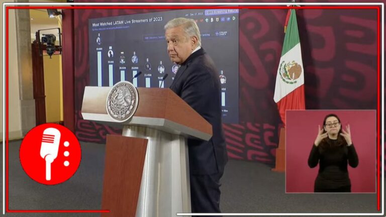 Pese a que bots evitaron que ganara, AMLO se congratuló de ser uno de los streamers más vistos y celebró el alcance de las mañaneras entre mexicanos y extranjeros
