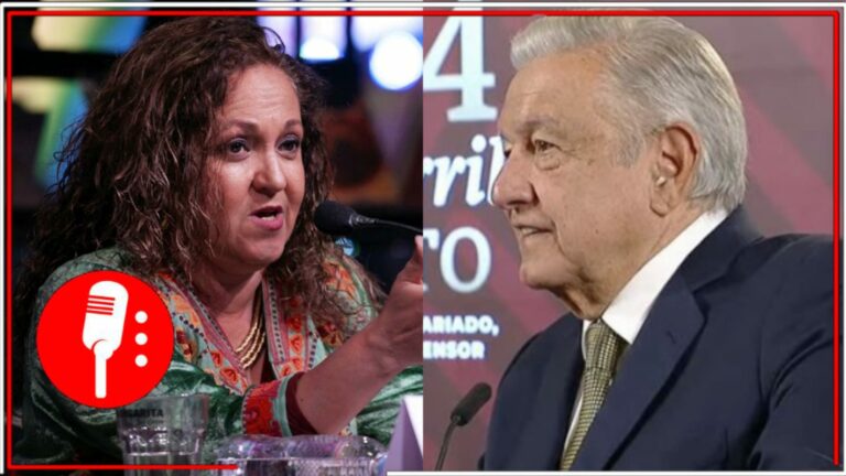 Totalmente falso que se le hayan solicitado &#8220;moches&#8221; a Notimex; AMLO desmiente a Sanjuana Martínez; &#8220;ya dije que eso es mentira&#8221;, reiteró el mandatario