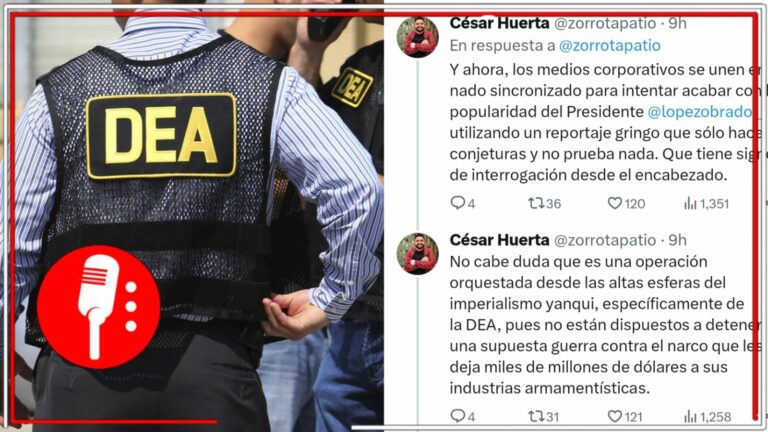 La DEA busca arrebatarle la soberanía al pueblo: Periodista advierte que los recientes sucesos ocurridos alrededor de las mañaneras sería una operación del &#8220;imperialismo yanqui&#8221; contra la 4T