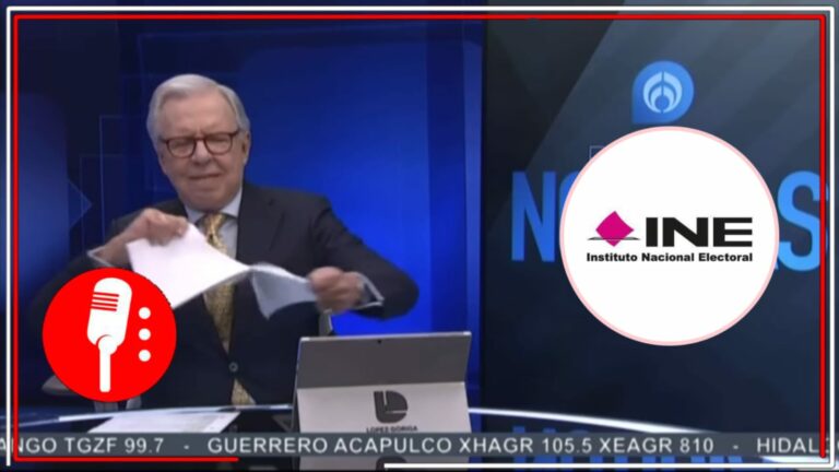 López-Dóriga pasa de defender al INE a explotar contra el órgano electoral y rompe requerimiento que le exige aclarar si recibió algún pago por entrevistar a Xóchitl Gálvez