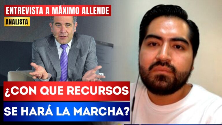 #Entrevista | ¿Con qué recursos se hará la marcha?: Máximo Allende sostuvo que la multa del INE a Morena es criminalizar las muestras de apoyo popular. Además habló de la necesidad de investigar el origen de los recursos para la marcha “por la democracia”.