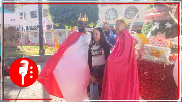 Con amor y cariño: Robinson trabajó como Rey Mago en la alcaldía Tláhuac