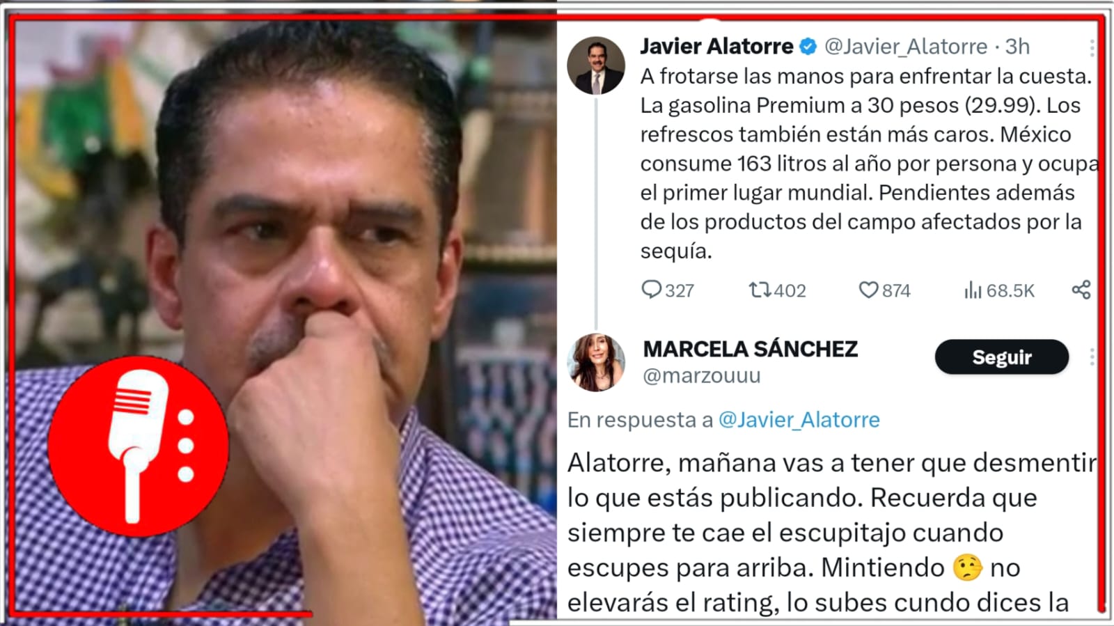 Mintiendo no se elevará el rating de TV Azteca: usuarios de redes se lanzan contra Alatorre y Salinas Pliego por desinformar y asegurar que el 2024 comenzó con un “gasolinazo”
