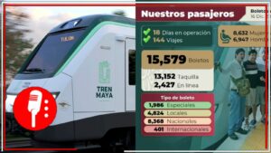El Tren Maya conecta personas y comparte emociones: a pocas semanas de haber sido inaugurado, el megaproyecto de la 4T ha realizado 144 viajes con más de 15 mil pasajeros (VIDEO)