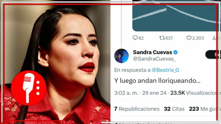 “Y luego andan lloriqueando”: Sandra Cuevas amenaza a ilustradora y a monero que la satirizaron tras haber ordenado una brutal golpiza a un vecino de la CDMX