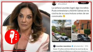 Desmienten a Lourdes Mendoza, tras asegurar que hace 13 años entrevistó a Xóchitl Gálvez en su actual casa; en redes le recuerdan que en esa fecha ni siquiera estaba construida