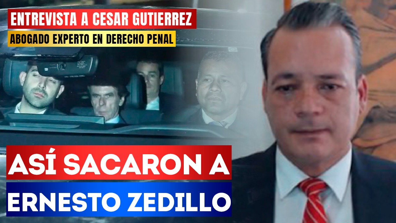 #Entrevista | Así sacaron a Ernesto Zedillo: El abogado experto en derecho penal, César Gutiérrez, narró como Ernesto Zedillo estuvo escoltado y salió a bordo de camionetas de lujo blindadas, ante las protestas en su contra.