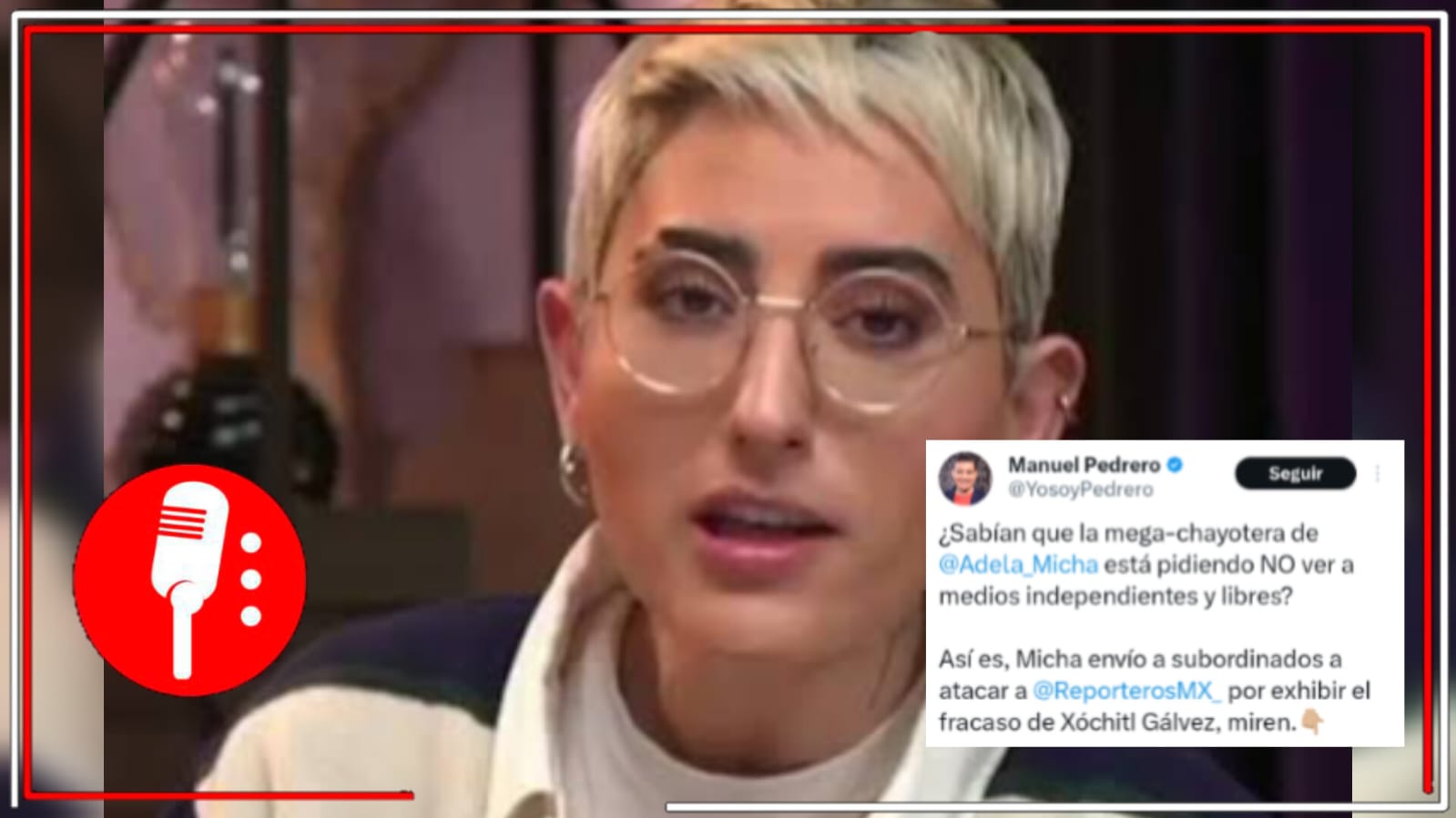 Adela Micha envía a subordinada a atacar a Reporteros MX por exhibir el fracaso de Xóchitl Gálvez en su precampaña