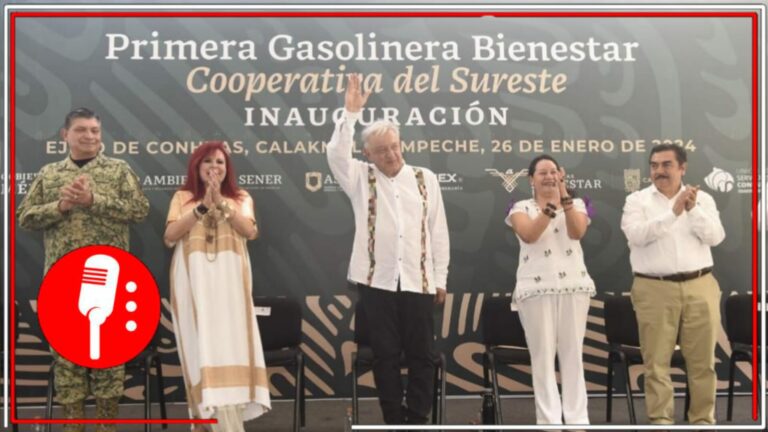 AMLO inaugura la primera Gasolinera del Bienestar en Calakmul, Campeche (VIDEO)