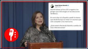 &#8220;¿Qué estará ofreciendo a cambio de que intervengan?: Mexicanos cuestionan por qué Xóchitl Gálvez fue a EE.UU. a &#8220;rogarles&#8221; que se metan en las elecciones de México; &#8220;su proyecto es vendernos&#8221;, acusan