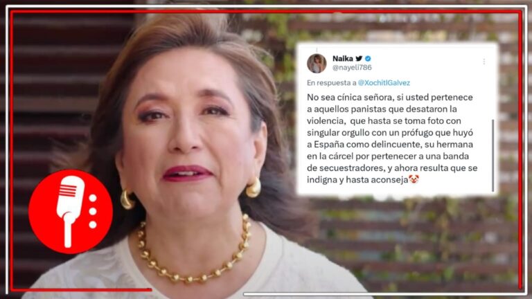Tras reunirse con Calderón, el autor de la sanguinaria guerra contra el narco, Xóchitl Gálvez exige a AMLO reducir la violencia; “deja de tomarte fotos con criminales” le contestan en redes a la panista 