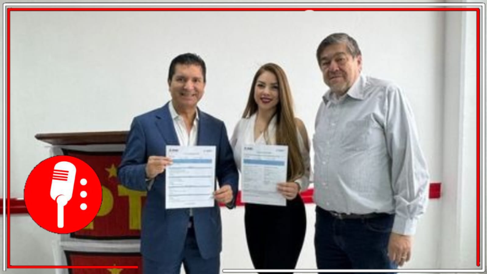 Francisco Chavira, rector de la UNT y la periodista Cendy Robles, se registran como candidatos al Senado por la 4T en Tamaulipas (FOTOS)