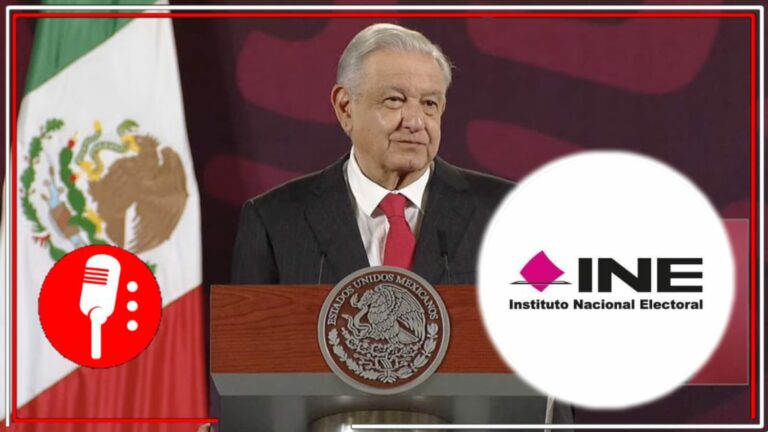 AMLO pide al INE que investigue la guerra sucia de la derecha; considera que se debe advertir al pueblo para que no caiga en el bombardeo de mentiras, falsedades y calumnias de los conservadores