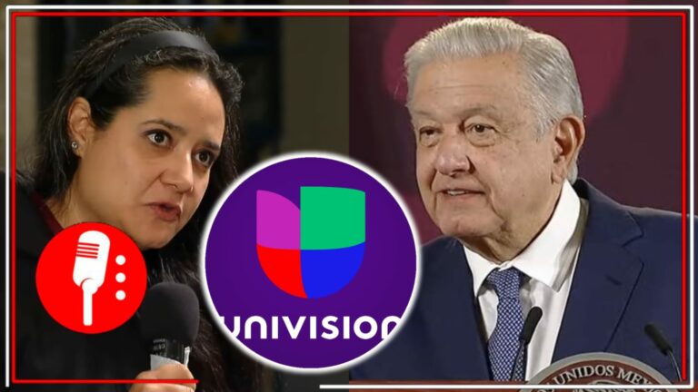 Ustedes son muy prepotentes: AMLO da lección de ética a enviada de Univision para reclamar que se reveló el teléfono de la corresponsalía del NYT en la mañanera (VIDEO)