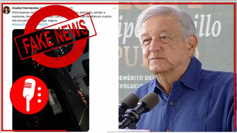 Falso que Anabel Hernández sufrió un atentado; AMLO desmintió la fake news y reprobó que el &#8220;farsante&#8221; de Álvarez Icaza haya propagado el rumor (VIDEO)