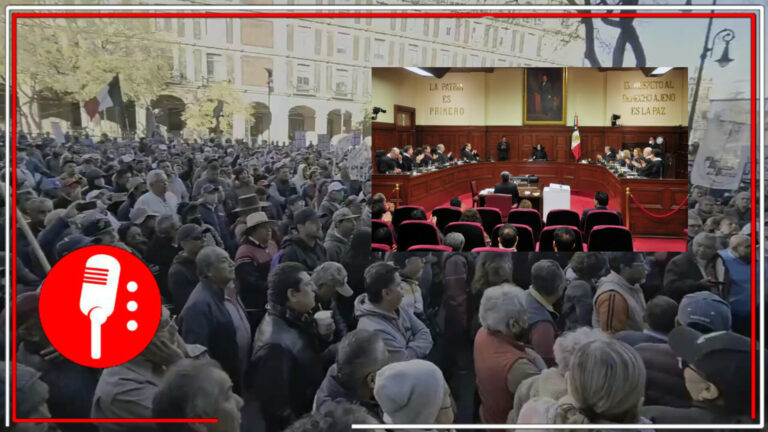 Más de mil electricistas protestan contra ministros afuera de la SCJN por echar atrás la Reforma Eléctrica de AMLO (VIDEO)