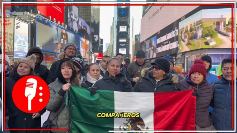 Migrantes mexicanos expresan su apoyo a Claudia Sheinbaum; destacan que siempre será un “honor estar con Obrador”, aunque termine el sexenio de AMLO (VIDEO)
