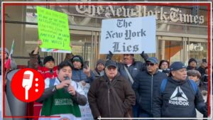  “AMLO no estás solo, somos millones contigo”: migrantes mexicanos en Nueva York se manifiestan pacíficamente en contra del NYT, tras otra embestida de la prensa extranjera contra la 4T (VIDEOS)