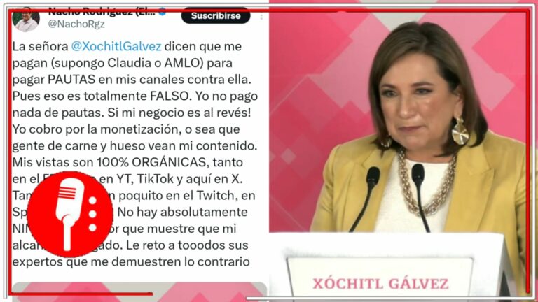 No le gustó que dieran a conocer sus granjas de bots: Xóchitl Gálvez despotrica contra la prensa independiente y ataca a periodista con acusaciones sin evidencia (VIDEO)