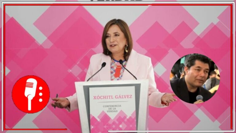 Xóchitl Gálvez no soporta preguntas incómodas y permite que su colaborador, Max Cortázar, le apague el micrófono a un periodista independiente (VIDEO)